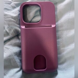 iPhone 14 case, card holder,purple